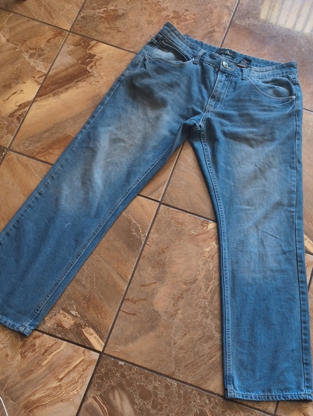 Agile Men's Blue Denim Jeans Size 36